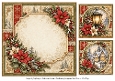 8x8 Vintage Christmas Carolers - Blank Insert