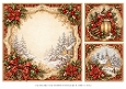 8x8 Vintage Santa - Blank Insert