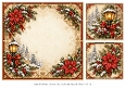 8x8 Vintage Christmas Carolers - Blank Insert