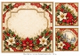 8x8 Vintage Reindeer - Blank Insert