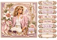 8X8 Glamourous Pastel Quick Card Front with Sentiments