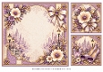 8x8 Lavender Glamour - Blank Insert