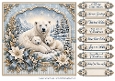 8x8 Arctic Bears - Quick Card Front with Sentiments 