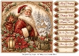 8x8 Vintage Santa - Quick Card Front with Sentiments