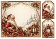 8x8 Vintage Santa - Blank Insert