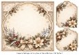 8x8 Vintage Snowman - Blank Insert
