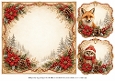 8x8 Woodland Christmas - Blank Insert