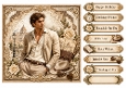 8x8 Vintage Gentleman Quick Card Front with Sentiments & Gift Tags