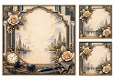 8x8 Vintage Gentleman - Blank Insert