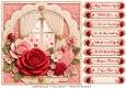 8x8 Valentine Romance Quick Card Front with Sentiments