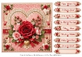 8x8 Heartfelt Romance Quick Card Front with Sentiments
