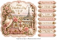 8x8 Parisian Love Quick Card Front with Sentiments