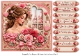 8x8 Parisian Valentine Quick Card Front with Sentiments