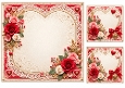 8x8 Romantic Hearts - Blank Insert & Gift Tags