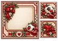 8x8 Red Football Valentine - Blank Insert & Gift Tags
