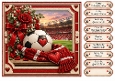 8x8 Liverpool Football Valentine Quick Card Front with Sentiments