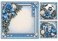 8x8 Man City Football Valentine - Blank Insert & Gift Tags