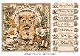 8x8 Safari Cub Quick Card Front with Sentiments