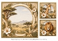 8x8 Safari Friends - Blank Insert & Gift Tags