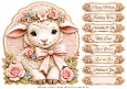 8x8 Spring Lamb Quick Card Front with Sentiments