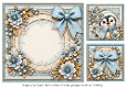 8x8 Winter Penguin - Blank Insert & Gift Tags