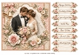 8x8 Romantic Wedding 2 - Quick Card Front with Sentiments