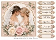 8x8 Romantic Wedding 4 - Quick Card Front with Sentiments