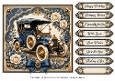 8x8 Vintage Car Elegance - Quick Card Front with Sentiments