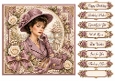 8x8 Vintage Mauve - Quick Card Fron with Sentiment