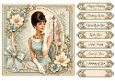 8x8 Vintage Parisian - Quick Card Fron with Sentiment