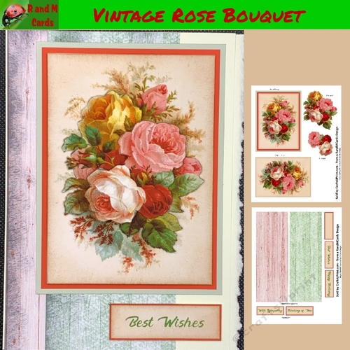 Vintage Rose Bouquet