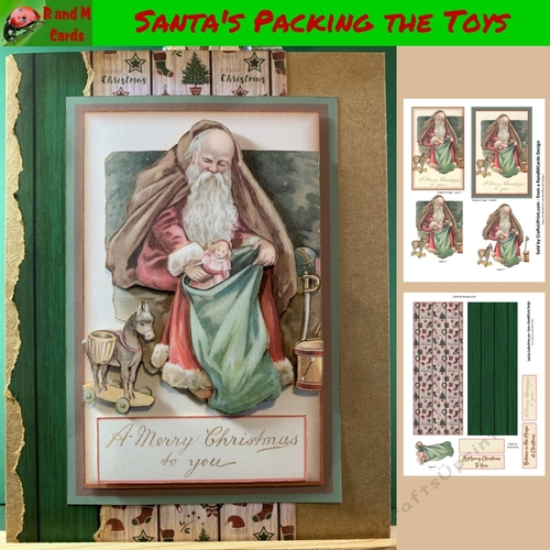 Santas Packing the Toys