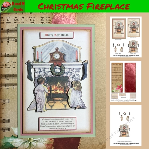 Fireplace on Christmas Eve