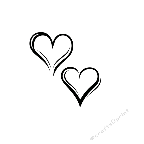 Elegant hearts