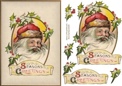 Santa Card Front