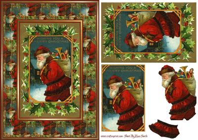 Santa Card Front