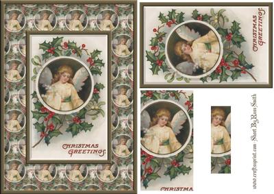 Angel & Holly Card Front
