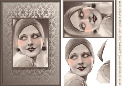 Vintage Vanity 3 Card Front
