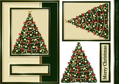 Christmas Tree Card Front