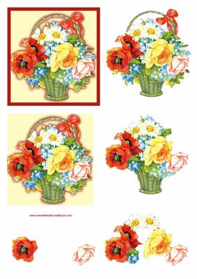 Fresh Vintage Flowers Decoupage