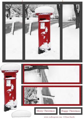 Postbox in Snow Gatefold