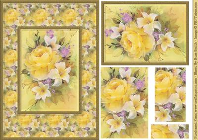 Floral Bouquet Card Front