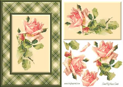 Pink Rose Quick Card