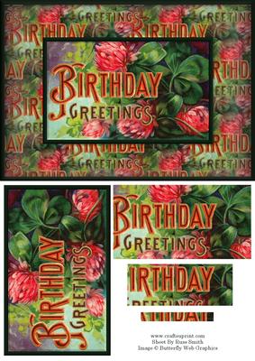Birthday Greetings Quick Card