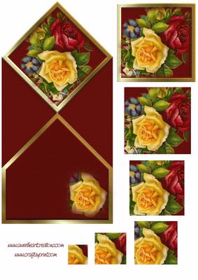 Victorian Roses Diamond Top
