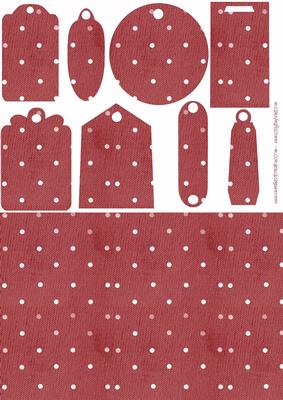 Red Dots Tag Sheet