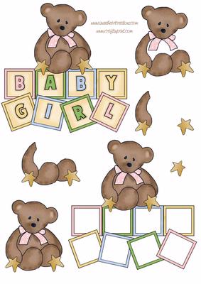 Baby Girl Teddy