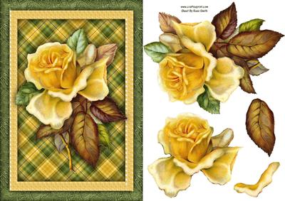 Golden Rose Quick Card