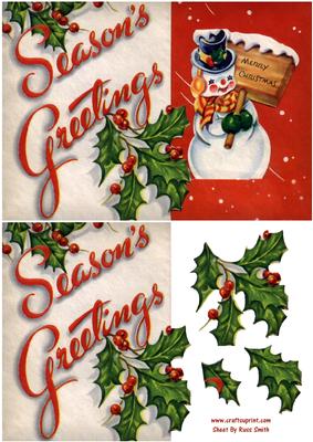 Seasons Greetings Quick Card
