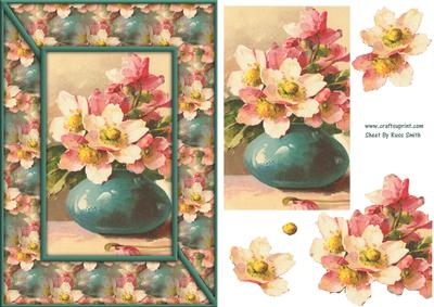 Vase of Flowers Quick Card